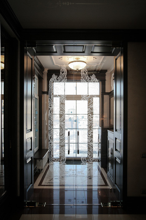 Маятниковые двери и перегородки из электрохромного (смарт) стекла