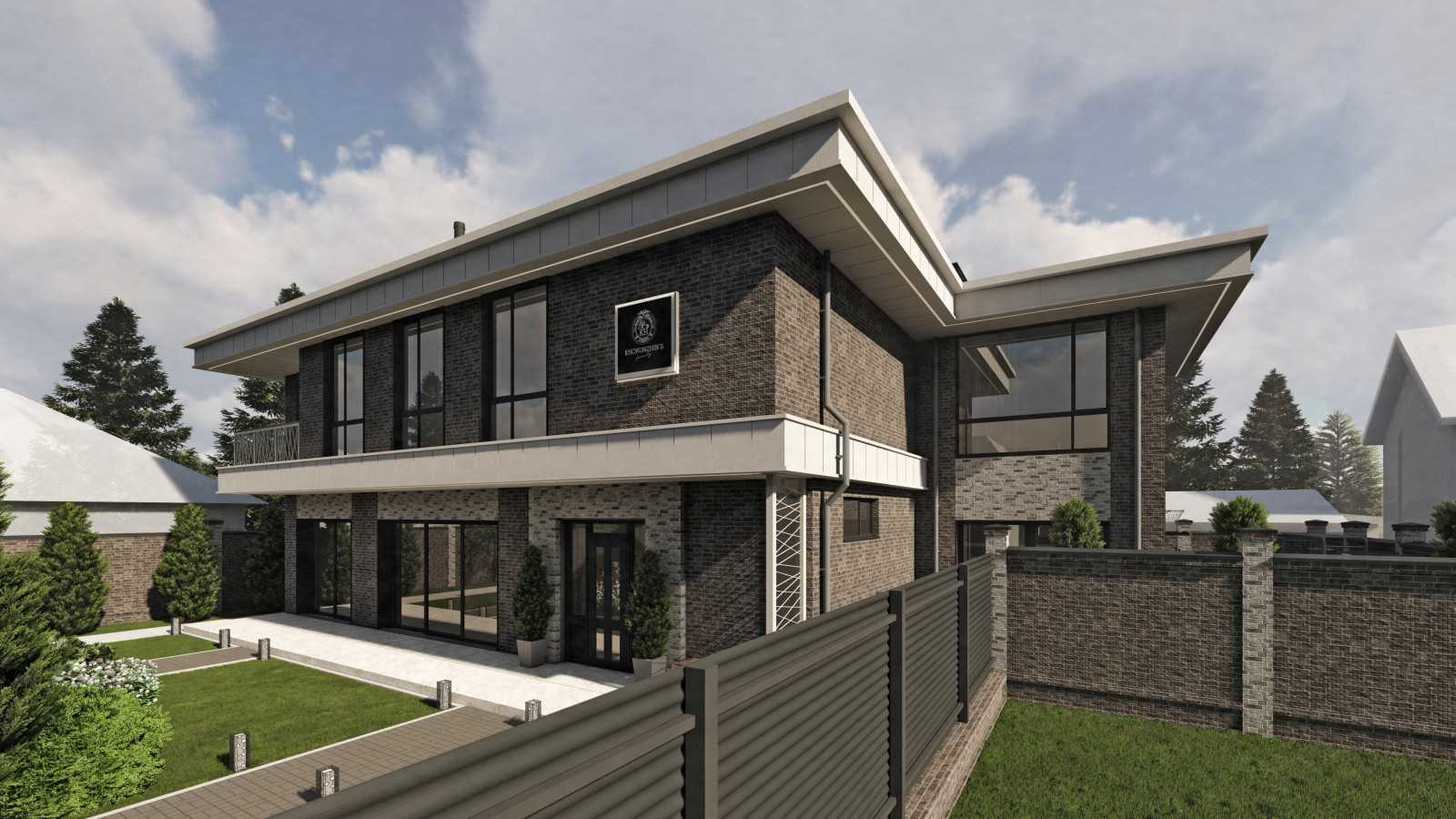 Проект жилого дома в г. Краснодаре для семьи с 5 детьми.