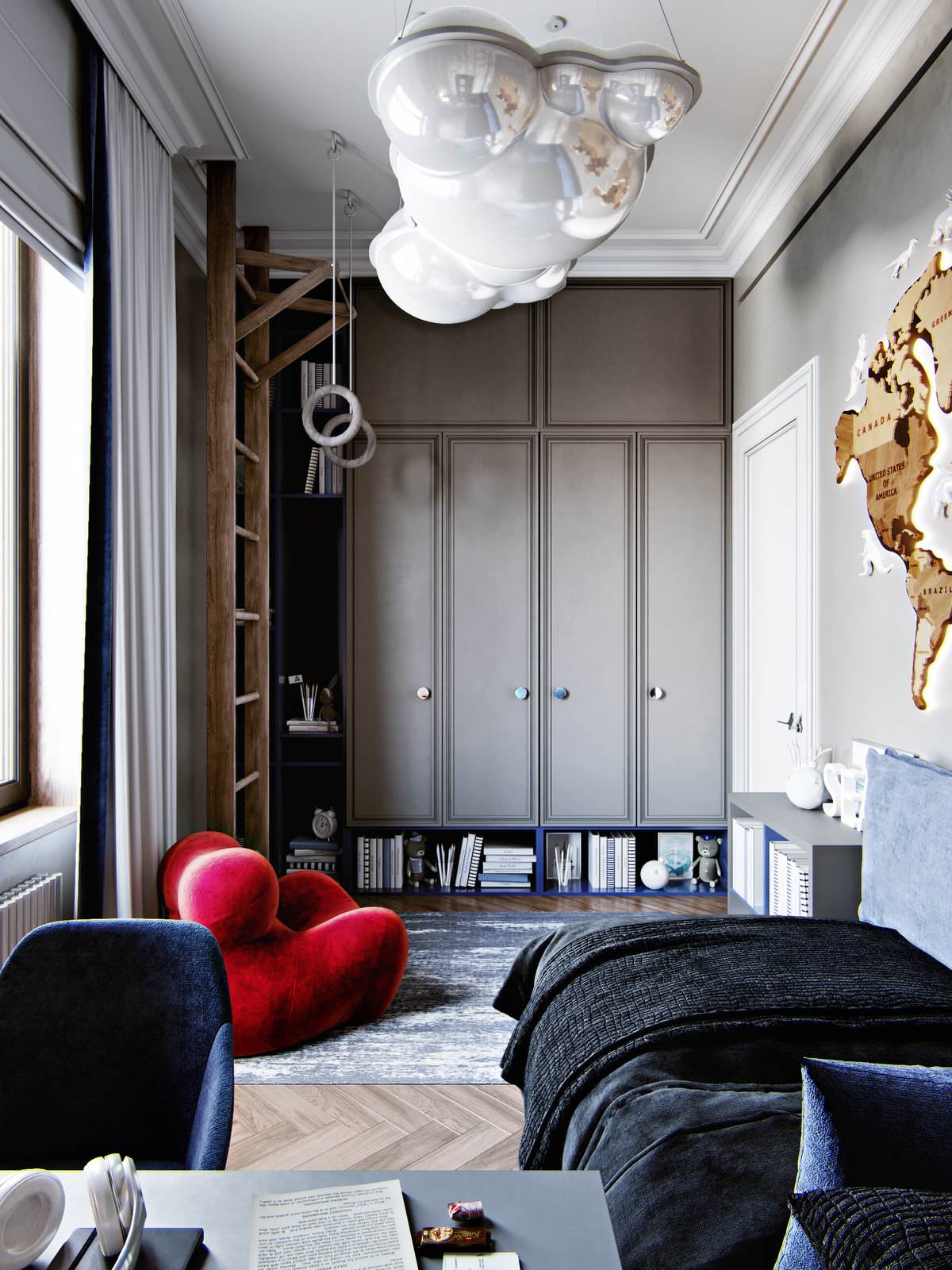 Интерьер квартиры в ЖК Символ 100м2