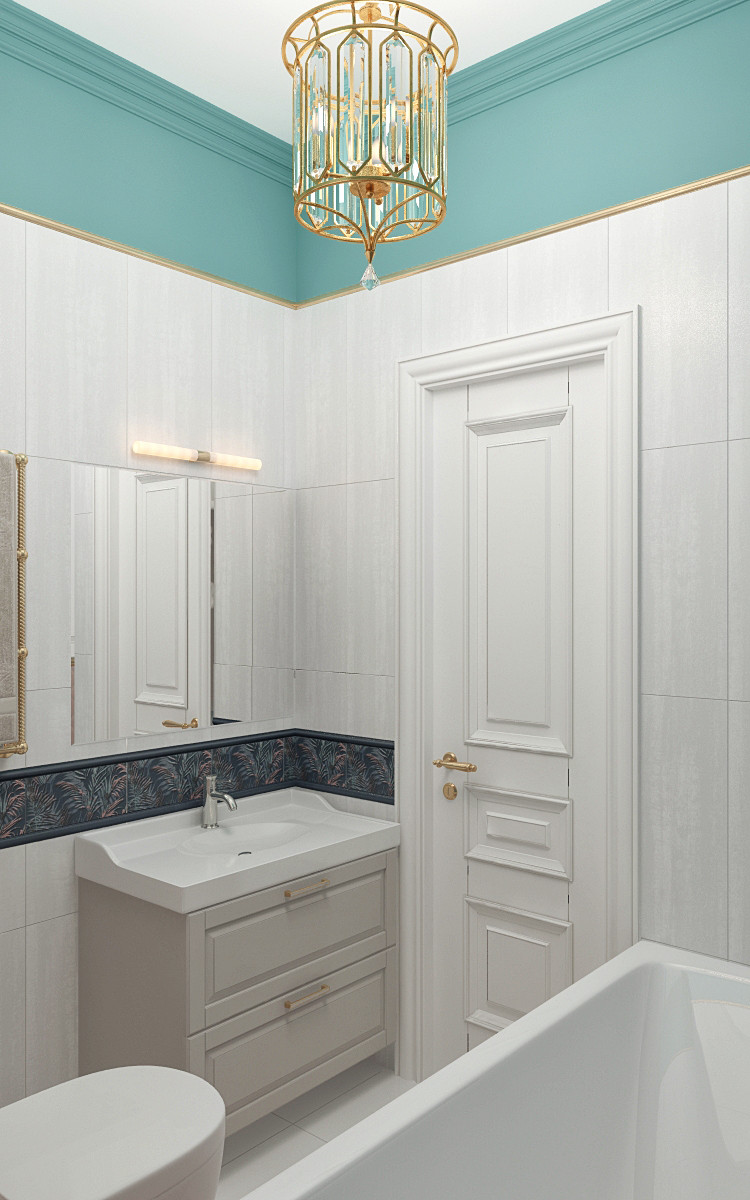 Яркий проект с мебелью и освещением ИКЕА