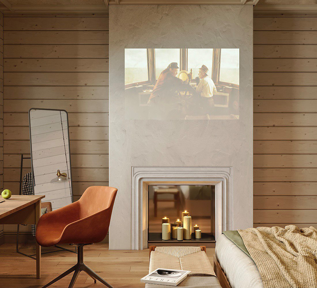 Загородный дом на озере, 230 м2