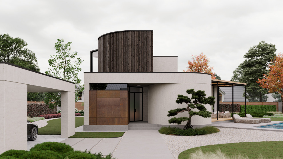 Обложка проекта: Дом в пригороде Краснодара, для 3-х человек