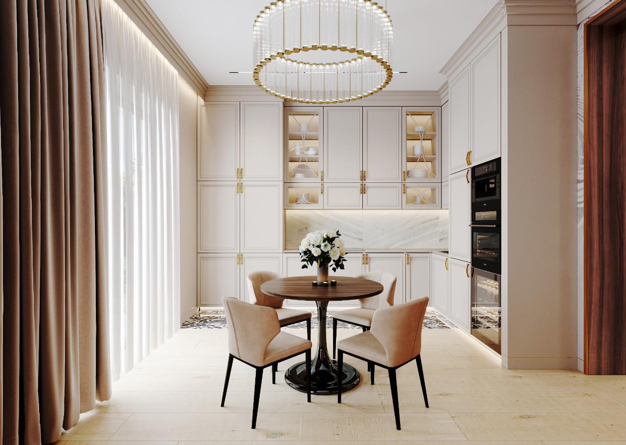 Изысканность загородного дома в смешанном стиле Ар Деко и Американской классики