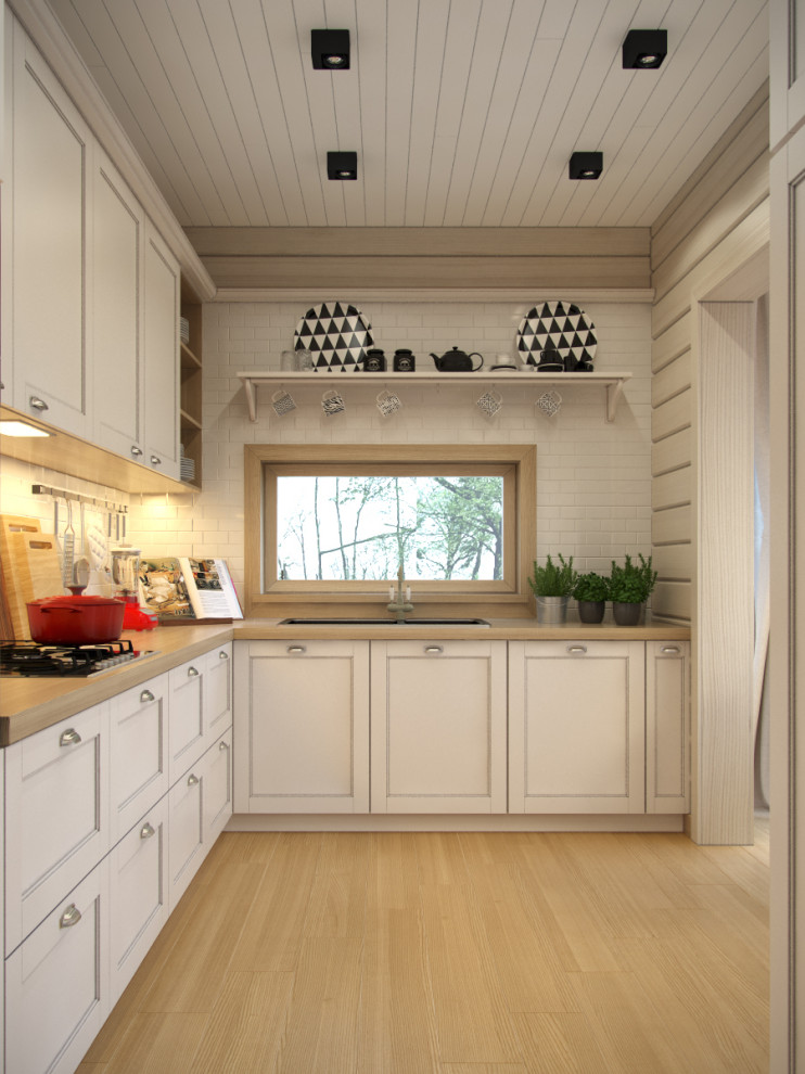 Загородный дом из клееного брусасмес