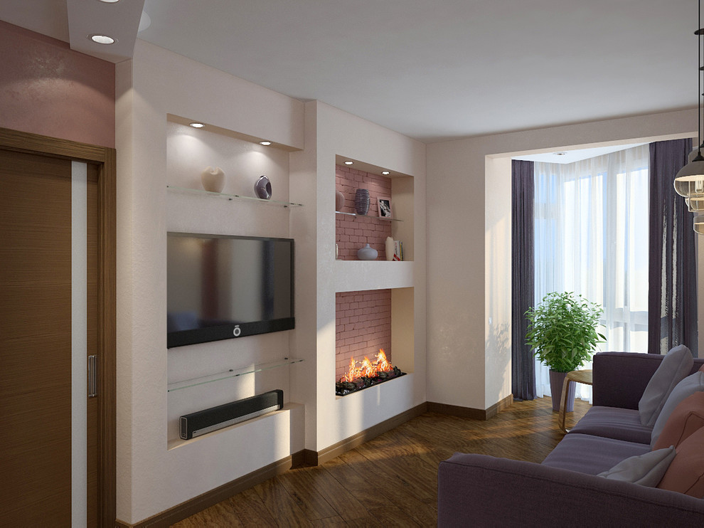 Визуализация реализованного проекта 83 м2 " ЖК Левобережная дубрава"