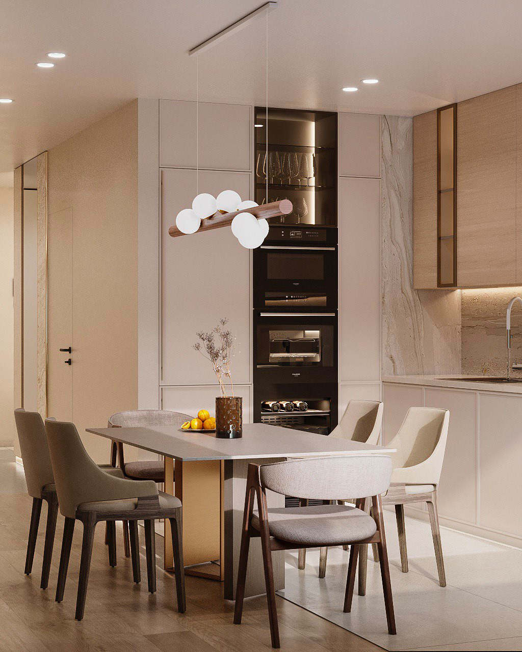 Современный интерьер для молодой семьи, 100 м2