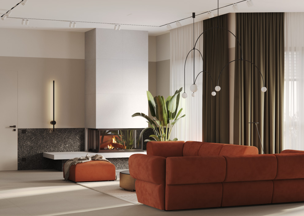 Гостиная из проекта в г.Петропавловск-Камчатский