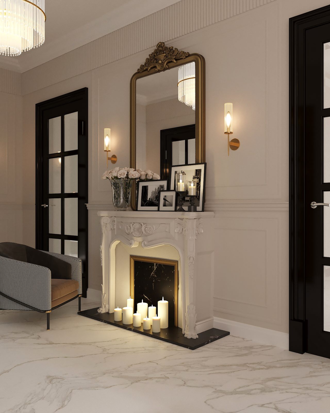 Обложка проекта: Интерьер холла в городе Нижнекамск