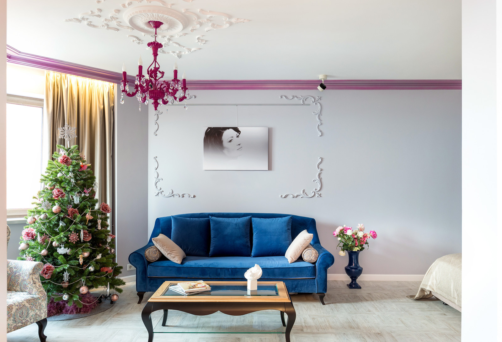 В розовом цвете