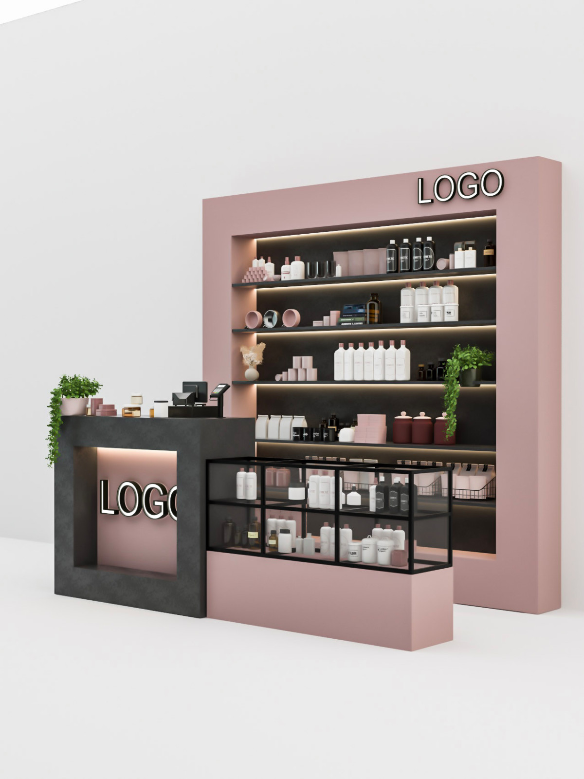 Дизайн торгового островка косметики