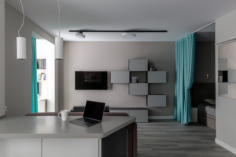 Современный минимализм студии для будущей студентки