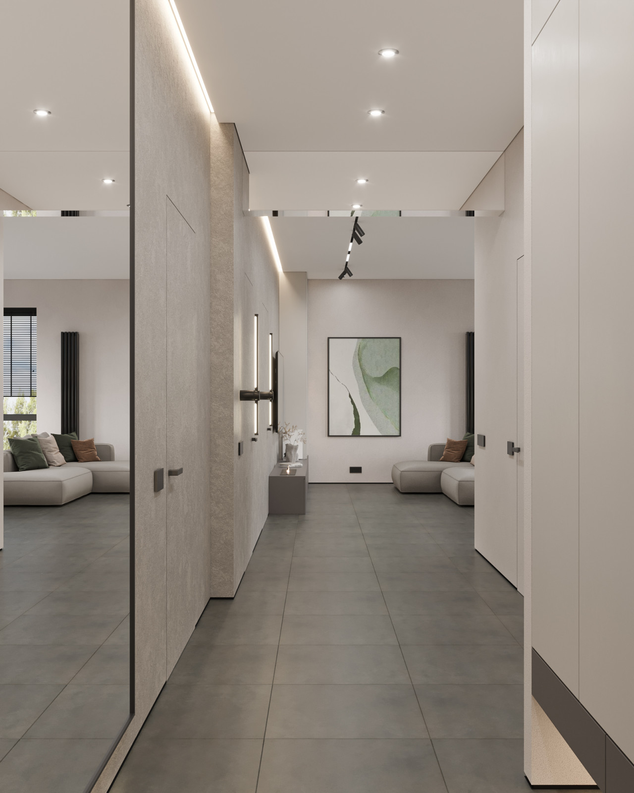 Contemporary home interior for young family