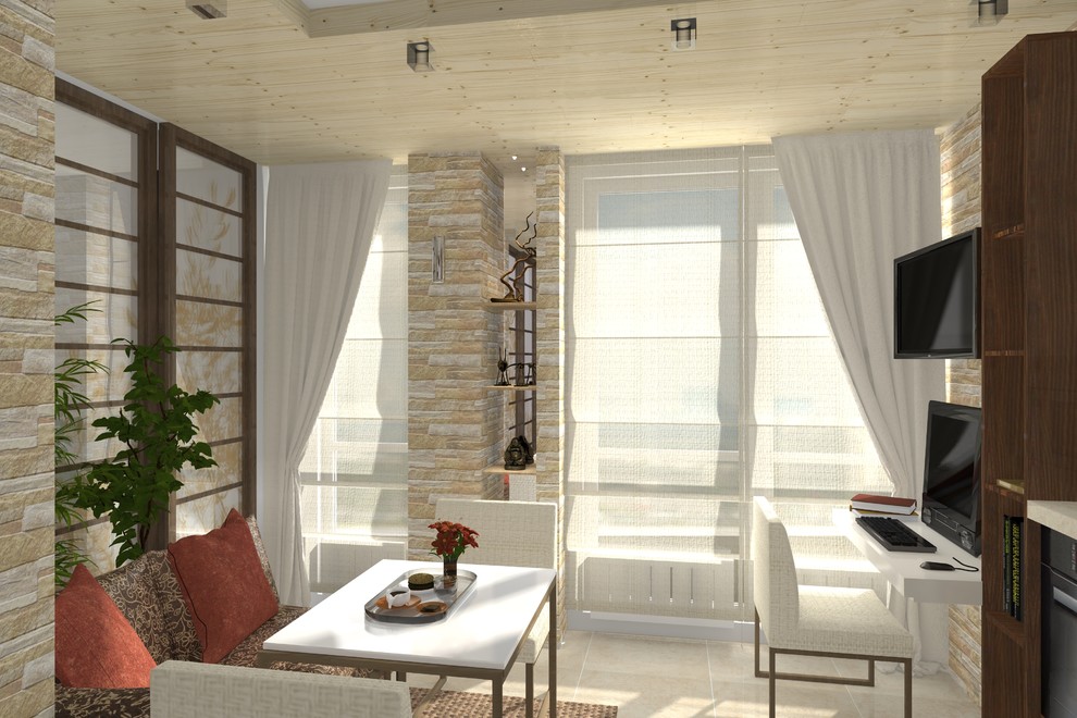 Минимализм с элементами  культуры Японии