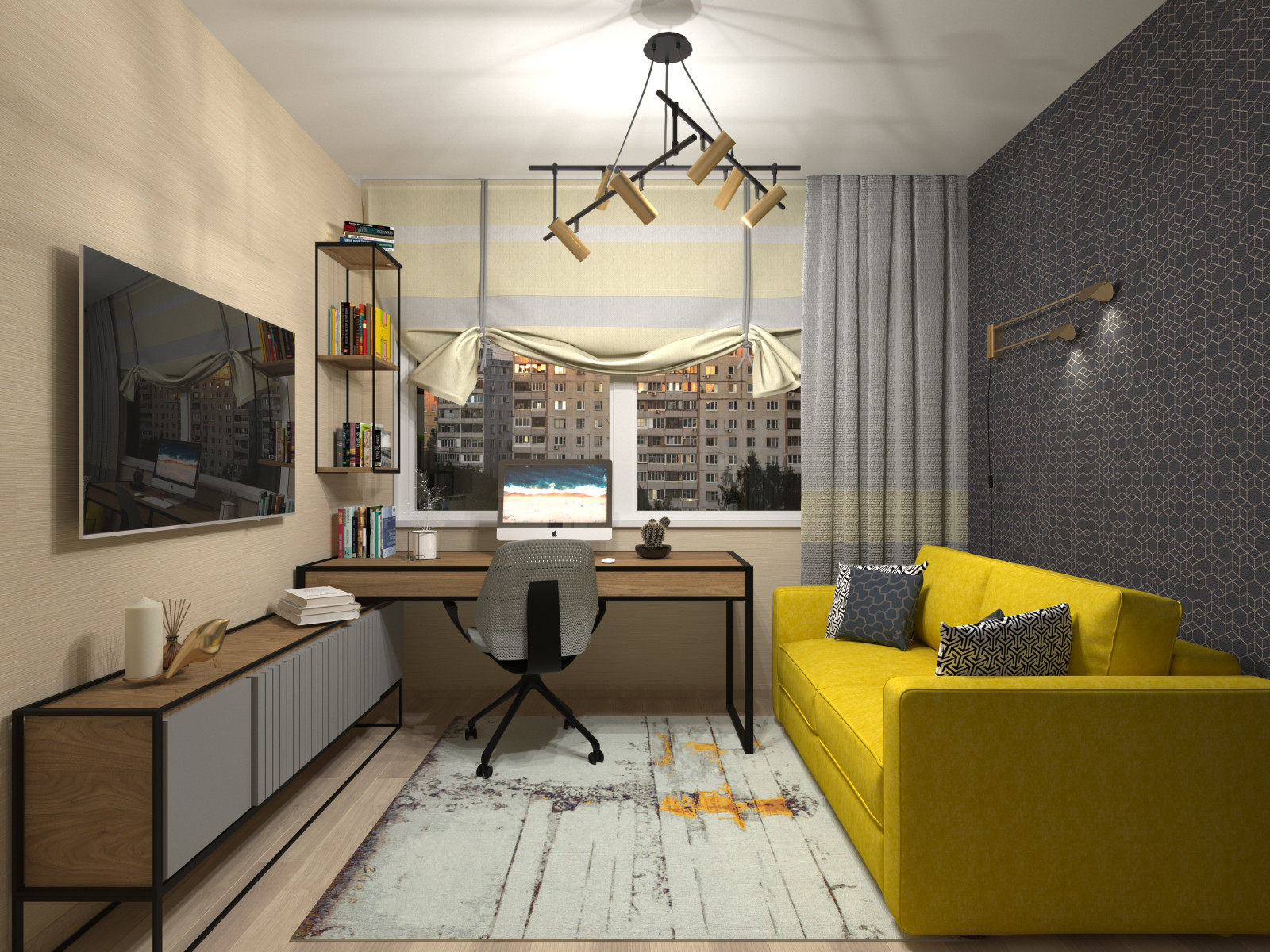 Обложка проекта: 3х комнатная квартира