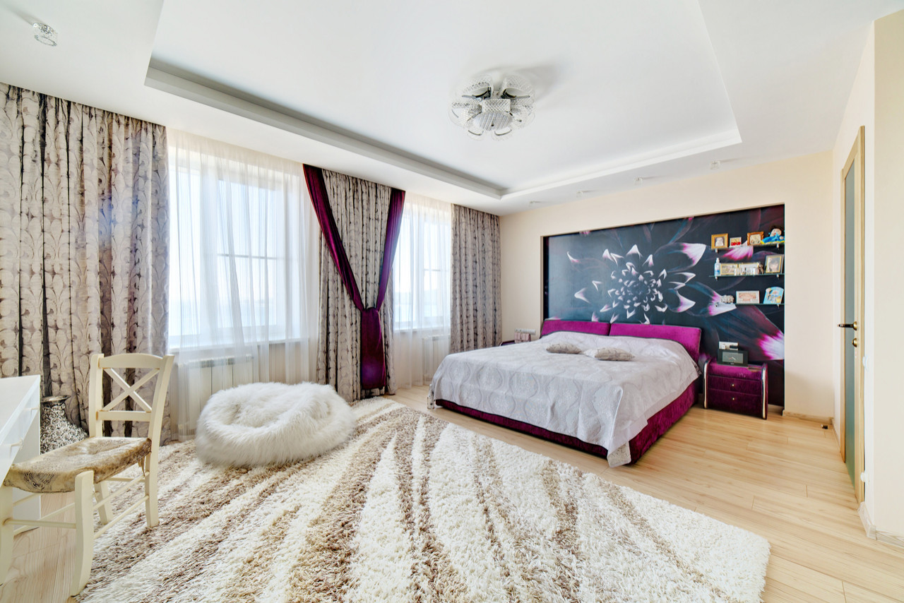 Трехкомнатная квартира с гардеробной и двумя ванными