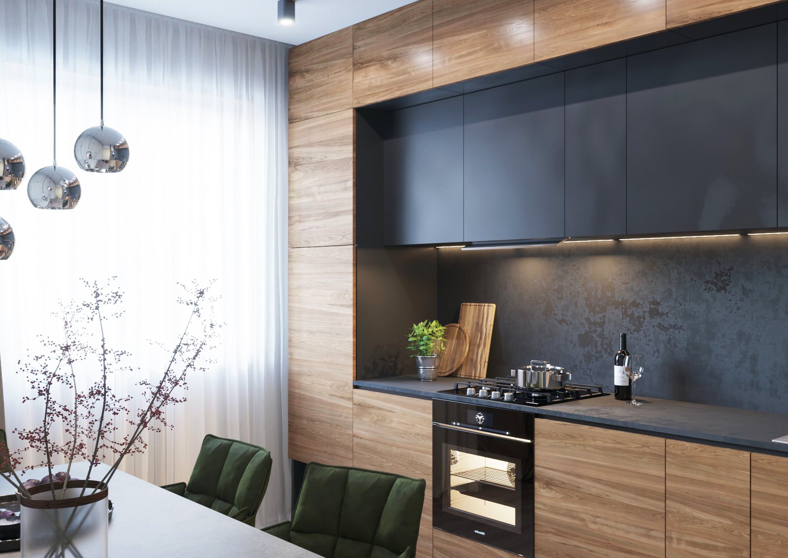 Квартира для семьи в современном стиле