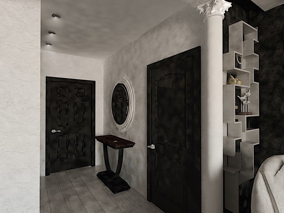 Кухня-гостиная в стиле ар-деко