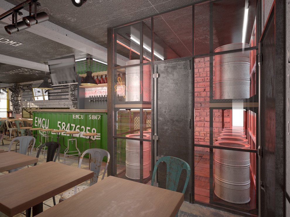 Дизайн проект общественного интерьера (бар) Revolver Craft beer