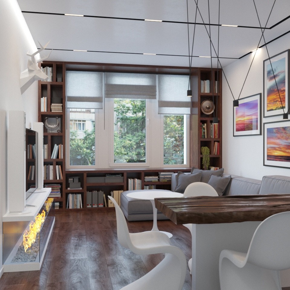 Минималистичная квартира в новостройке