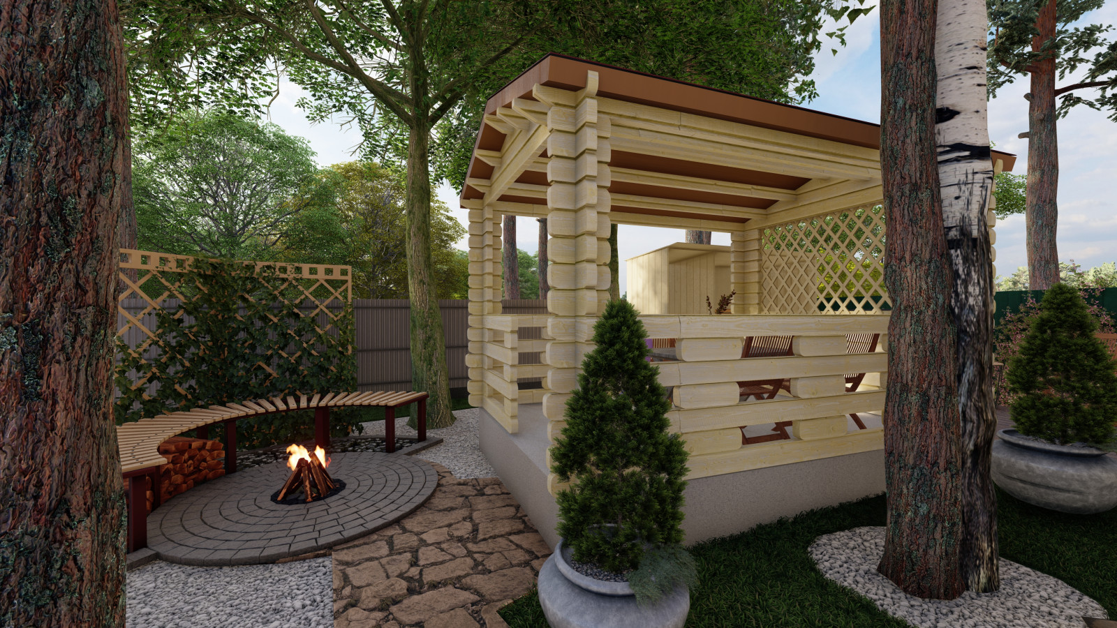 Ладншафтный дизайн в Московской области