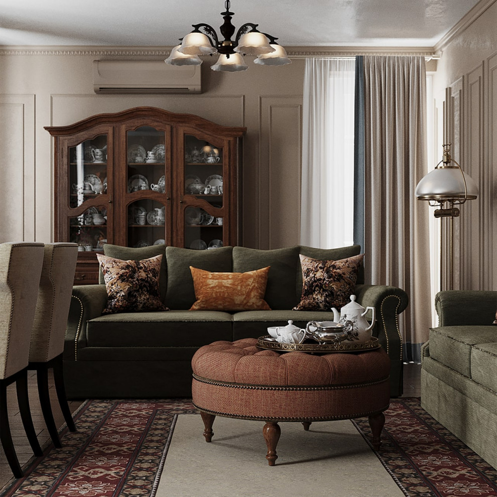 Квартира с намёком на классику на ул. Батальонная