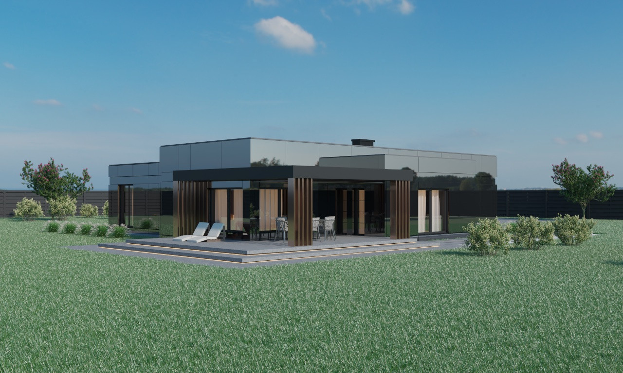 Проект одноэтажного дома №9