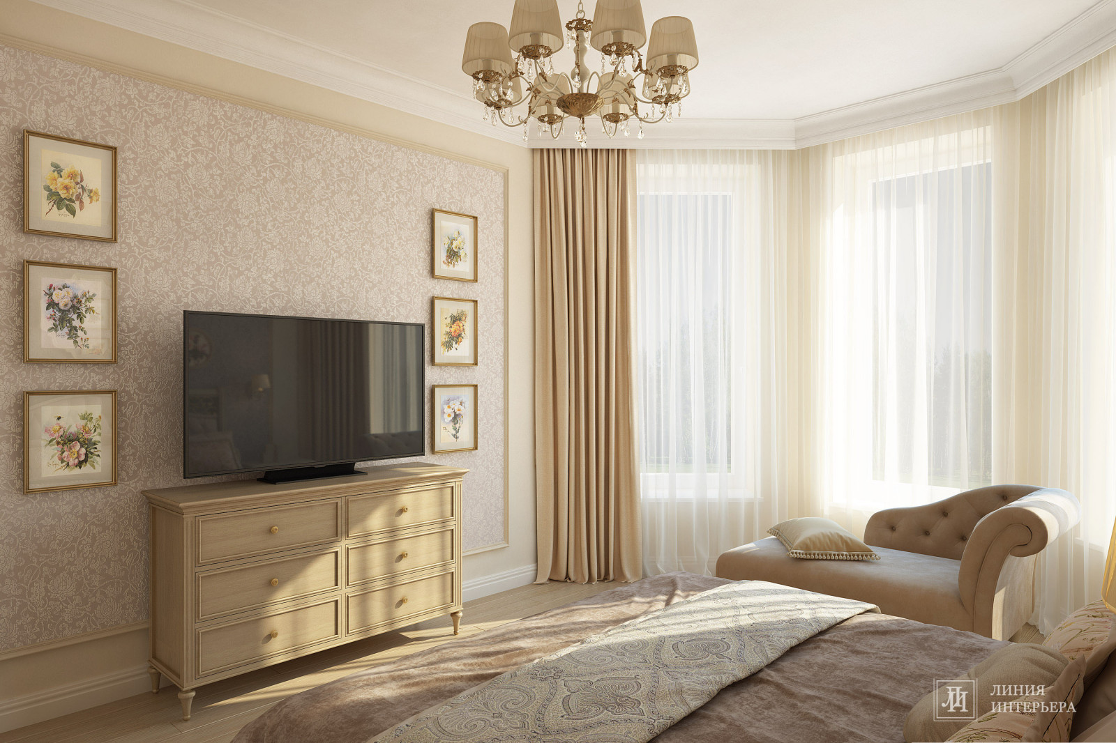 Загородный Дом в Подмосковье, классический интерьер