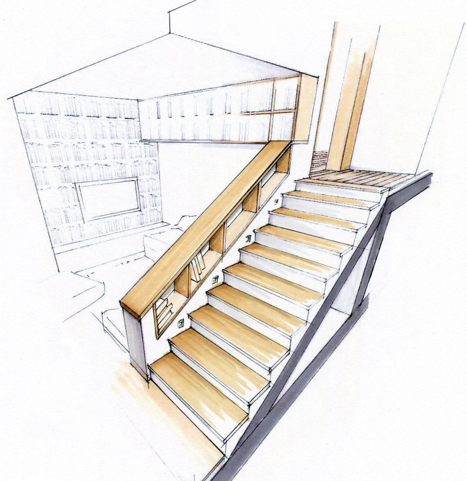 эскиз лестницы