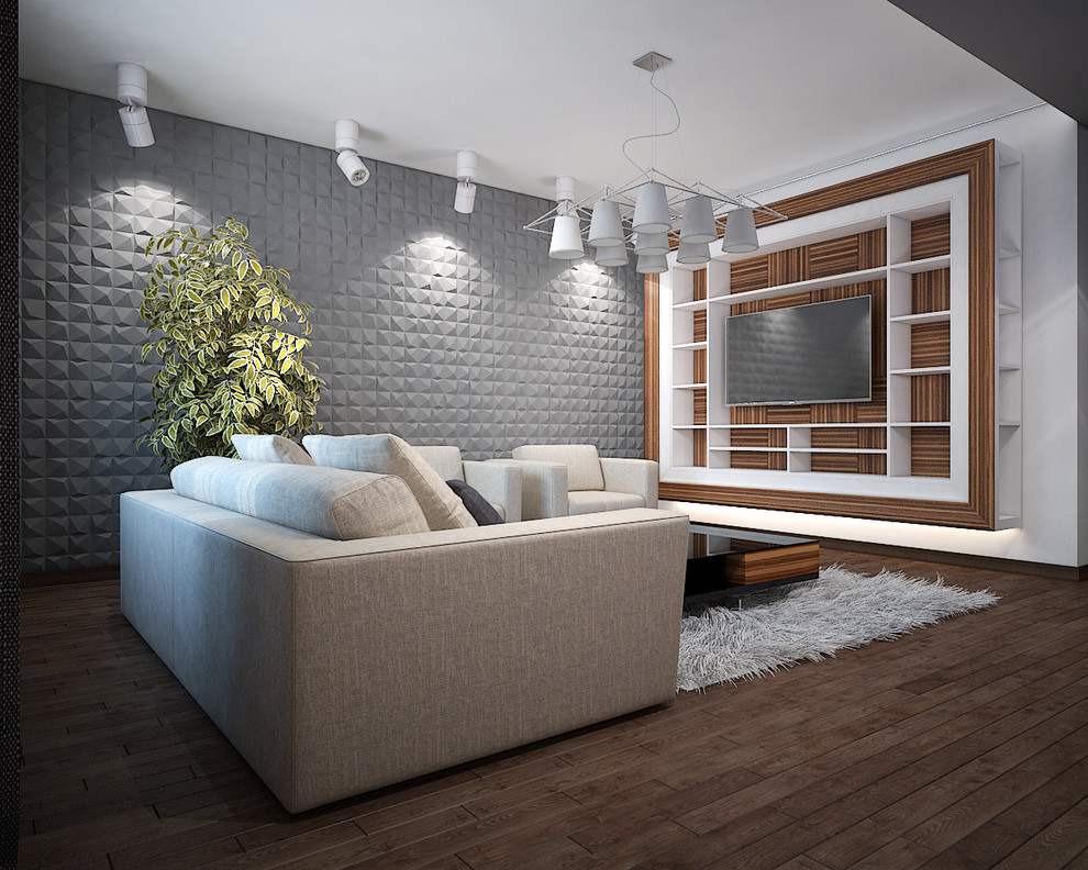 Дизайн-проект 3-х комнатной квартиры,103 м2. Стиль Современный