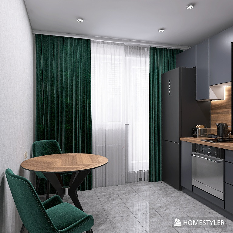 Однокомнатная квартира 43 м2