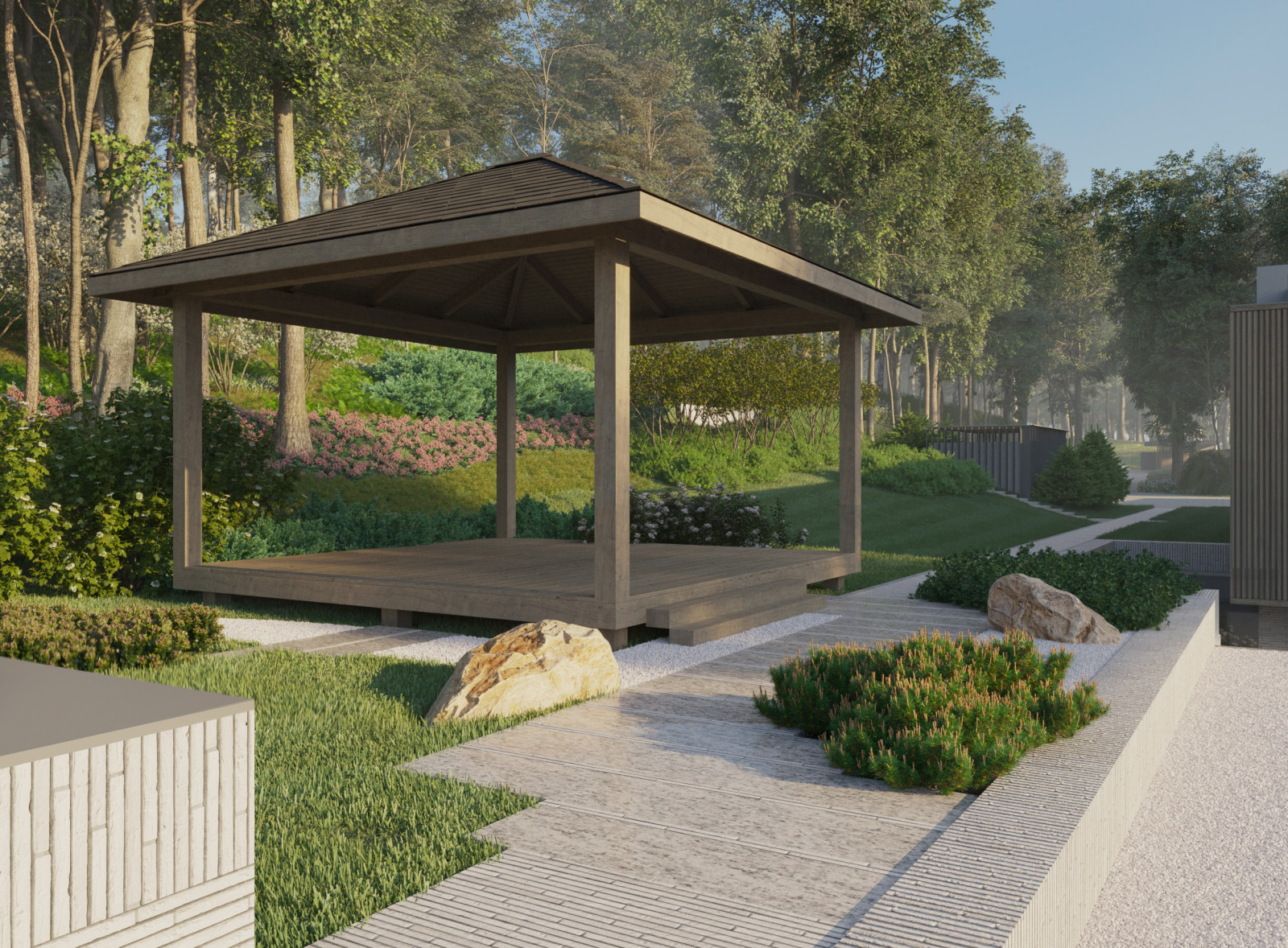 Сад на склоне. 5 Га 2020 г