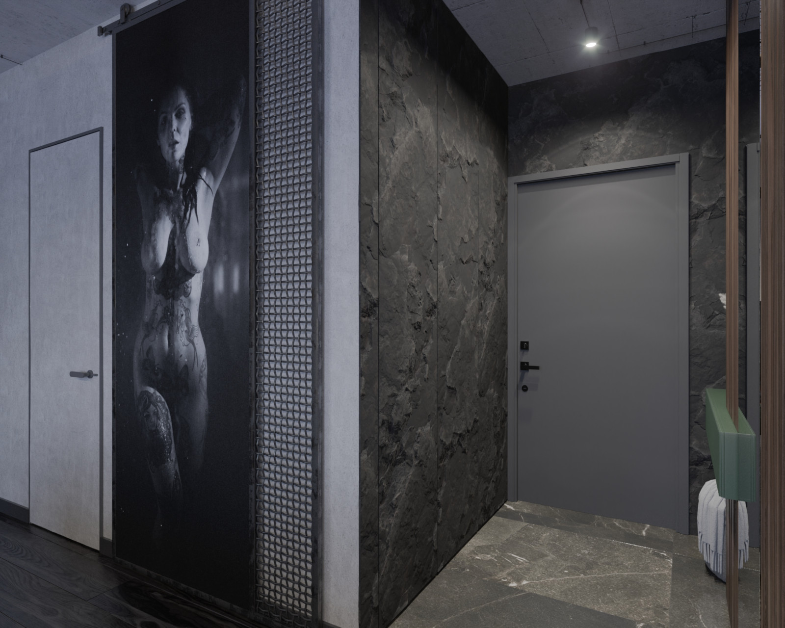 Квартира в стиле лофт, 105 м2