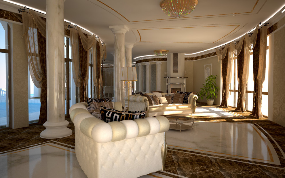 мраморный интерьер