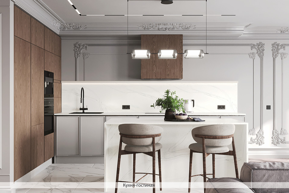 Обложка проекта: г.Самара , ЖК «ГрандИмпериал» квартира для молого человека 95,7 кв.м