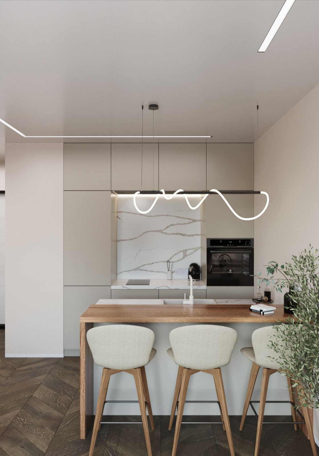 Обложка проекта: Минимализм в однокомнатной квартире