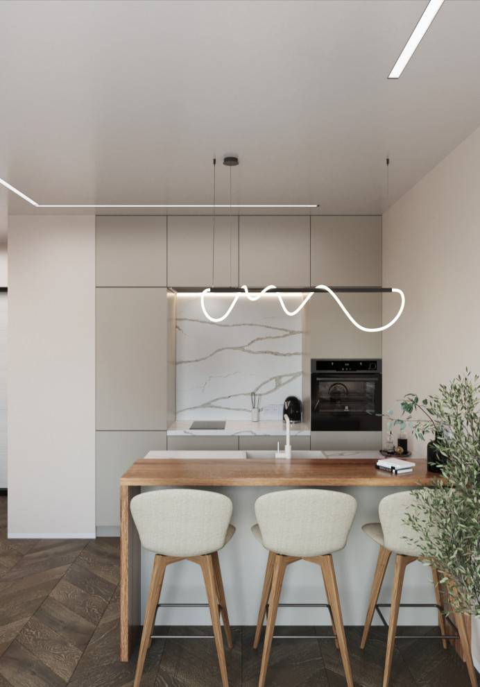 Обложка проекта: Минимализм в однокомнатной квартире