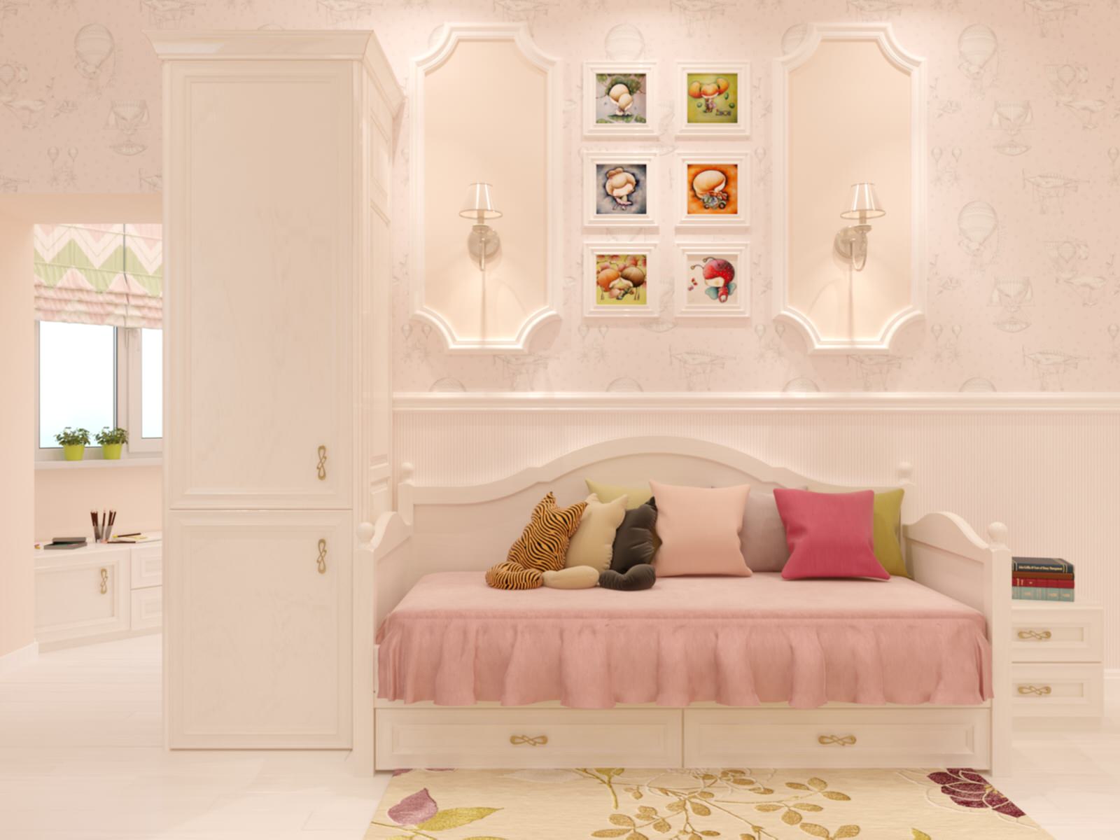 Обложка проекта: Детская для двух сестренок