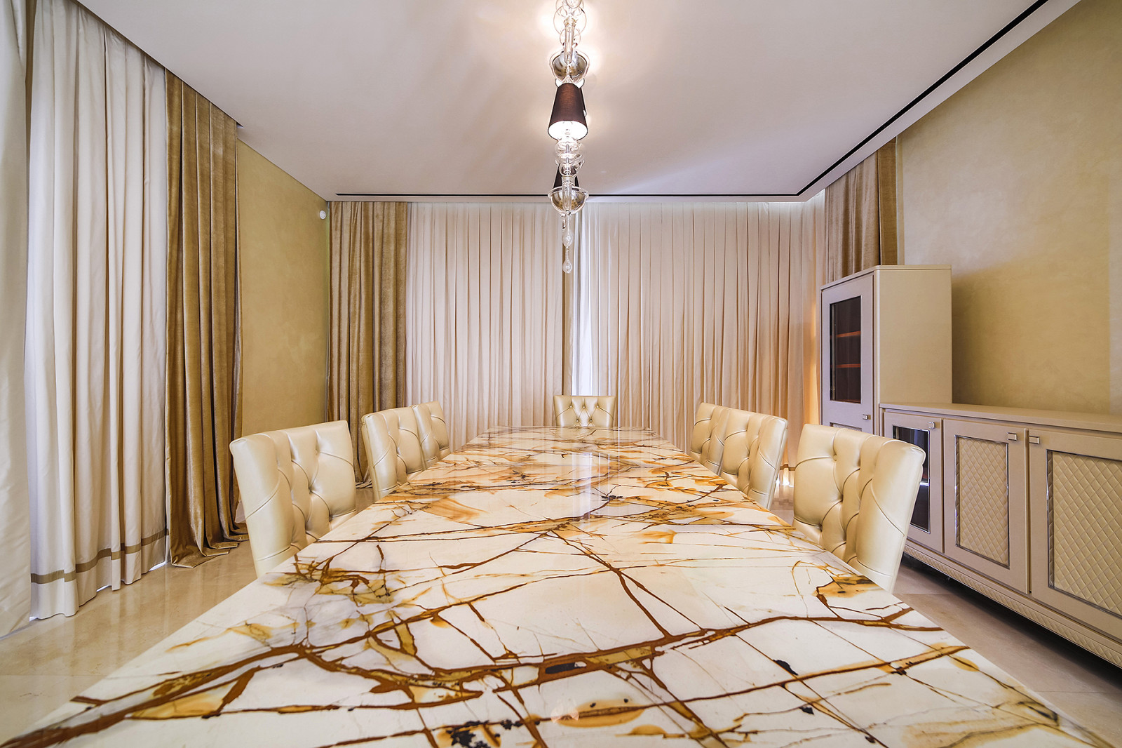 The interior of the Olympic Plaza. Cyprus.Limassol.