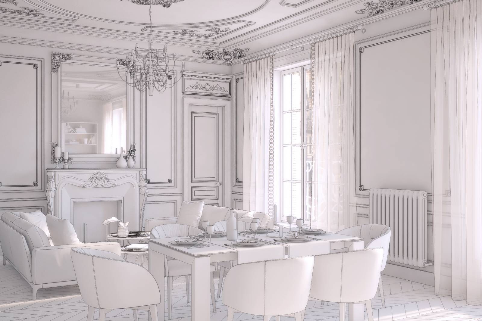 ∼ Salon de style parisienne ∼