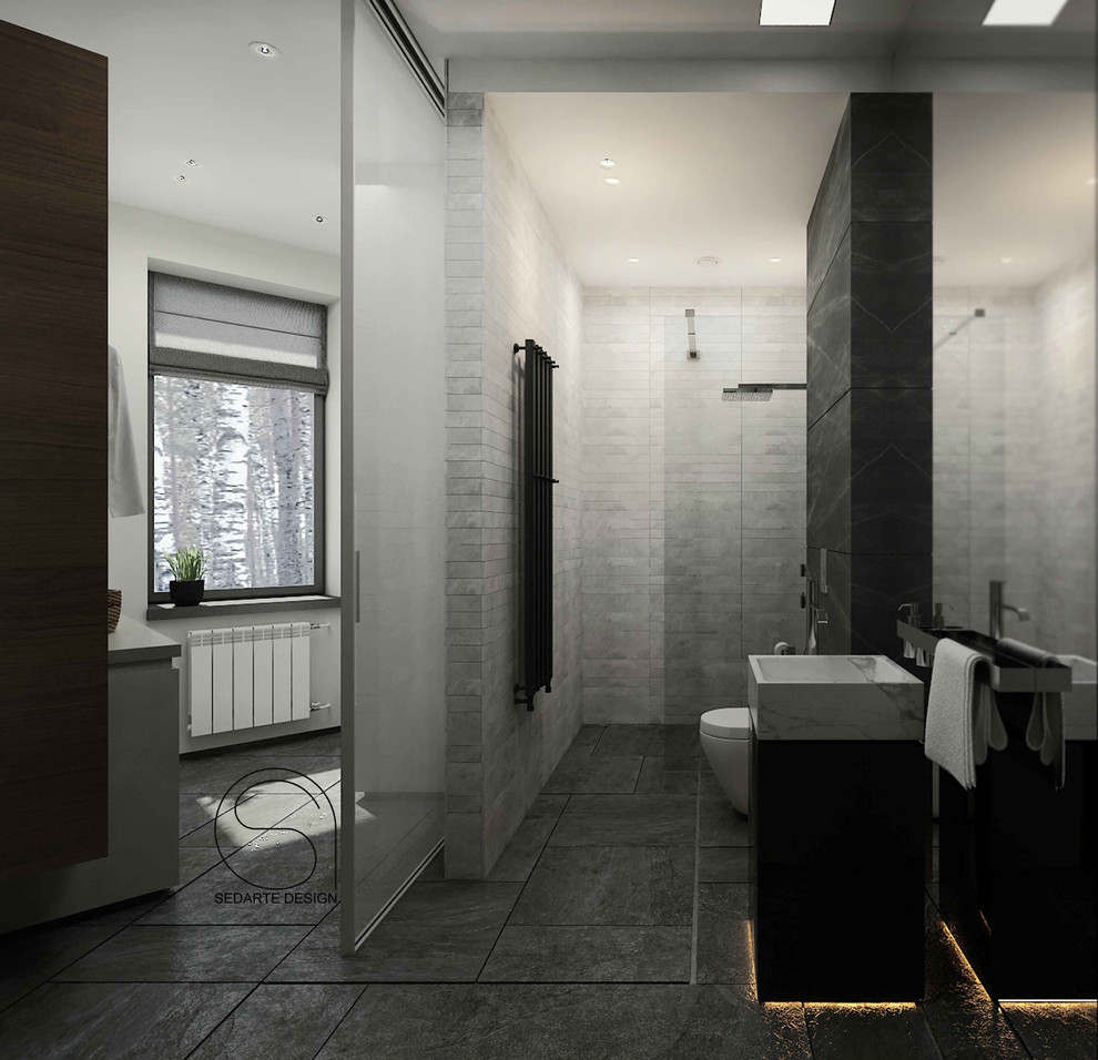 Санузел на первом этаже