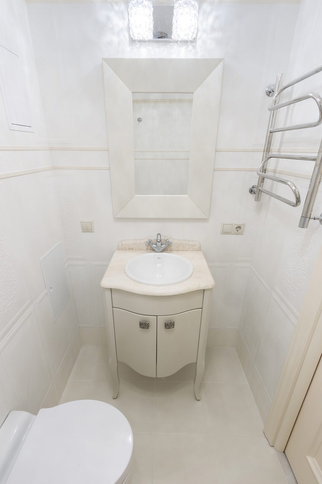 Белоснежная квартира в Уфе - проект архитектора Кати Камбаровой