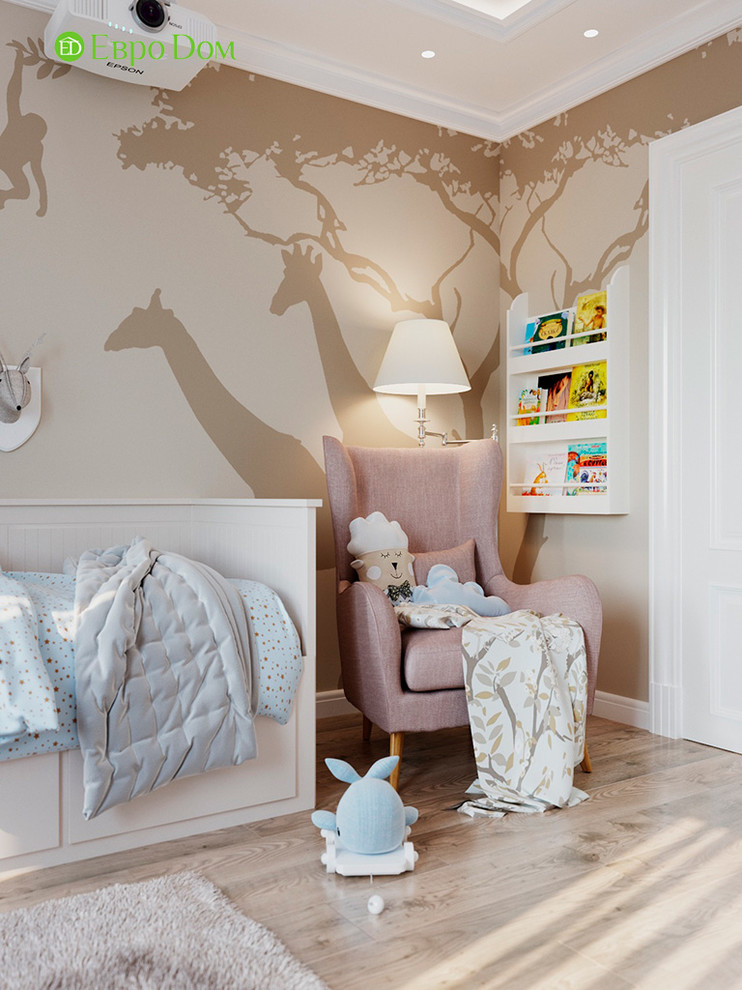 Дизайн трехкомнатной квартиры 83 кв. м в стиле неоклассика. Фото проекта