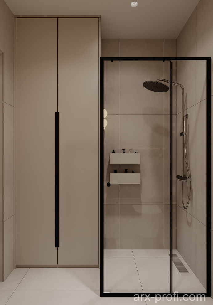 Проект интерьера квартиры 84 м2 в ЖК "Nagatino i-Land"