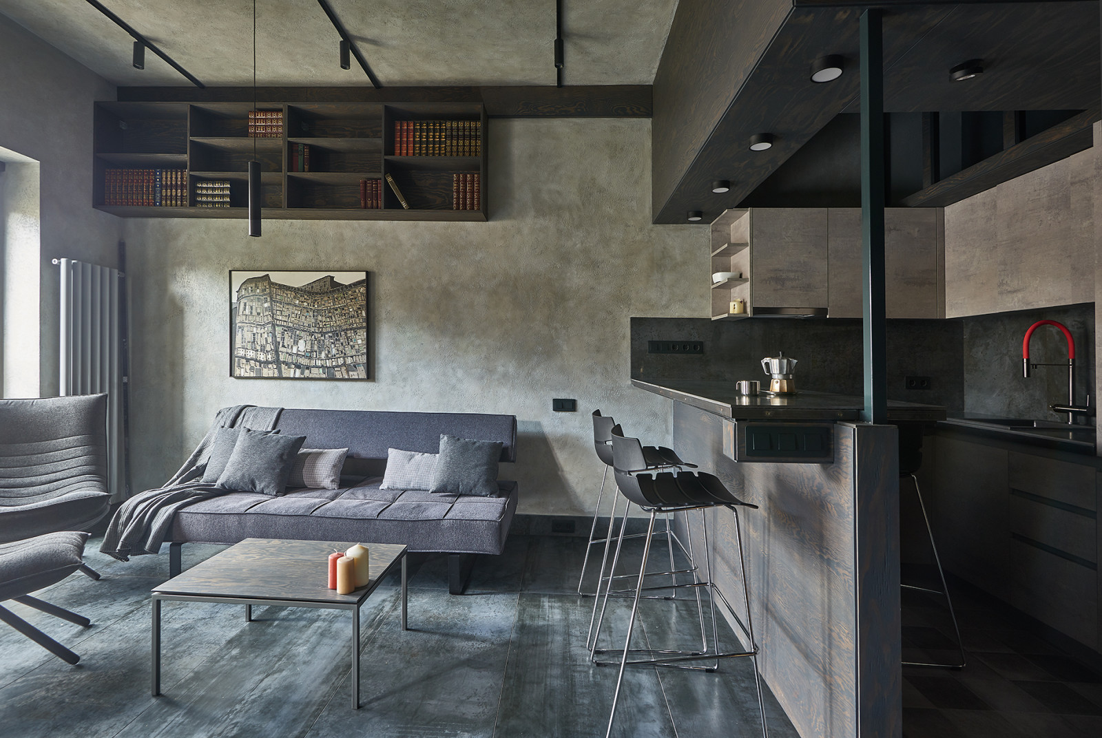 Houzz тур: Студия из интерьерного конструктора — 39 кв.м