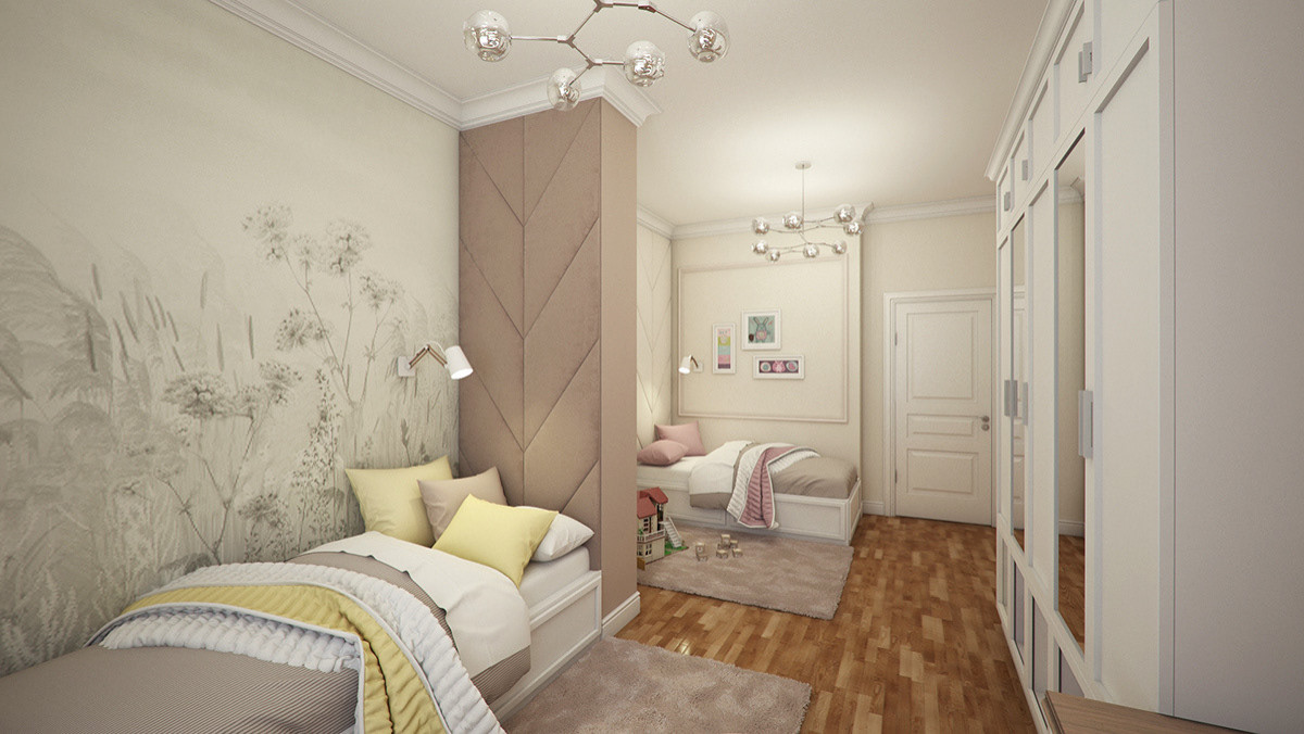 Обложка проекта: Дизайн-проект квартиры Кутузовский просп. 75 м2 (Современная классика)