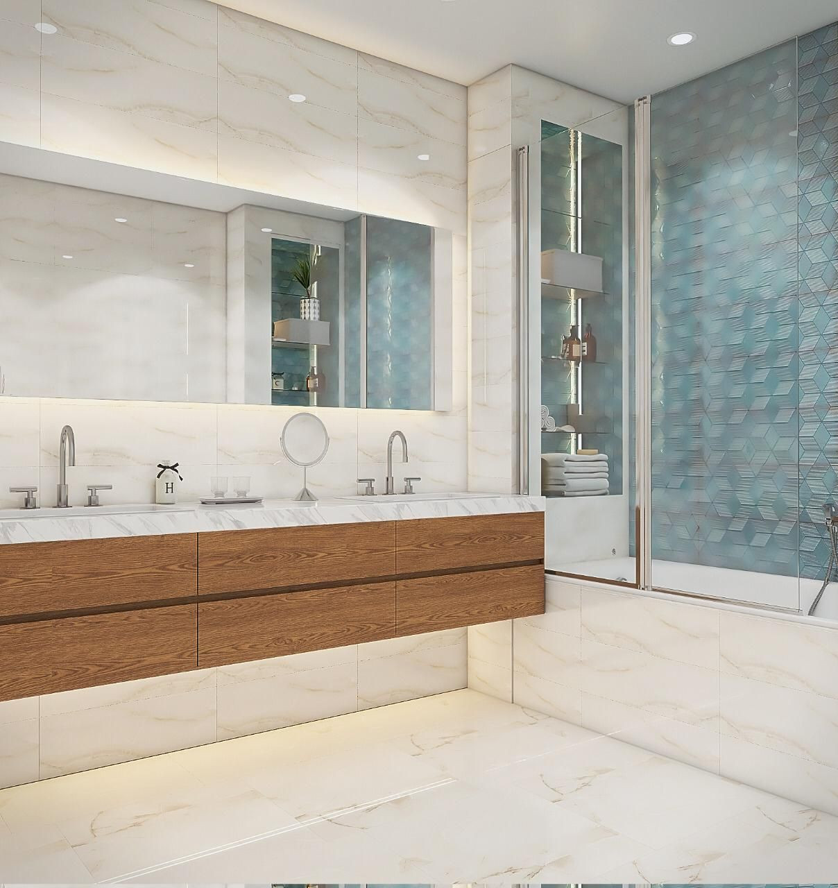 Обложка проекта: Дизайн ванной комнаты и санузла