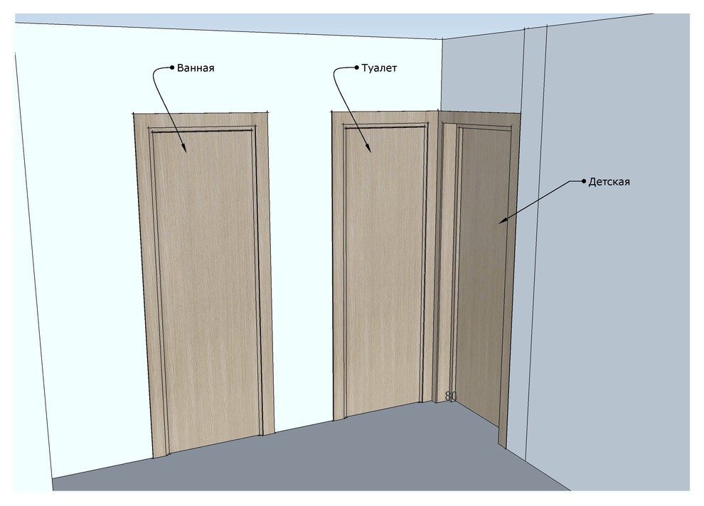 Дизайн и ремонт трехкомнатной квартиры 82 м2