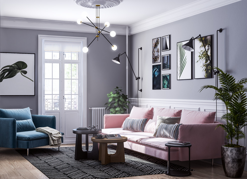 Обложка проекта: Дизайн-проект гостиной-спальни