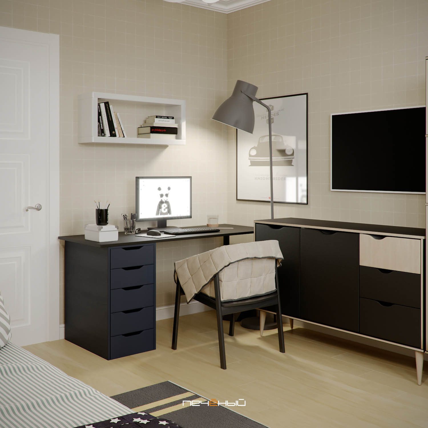 Двухкомнатная современная, уютная квартира