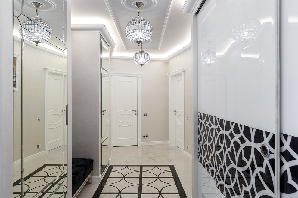 Реализованный проект 3хкомнатной квартиры в классическом стиле с элементами Ар Д